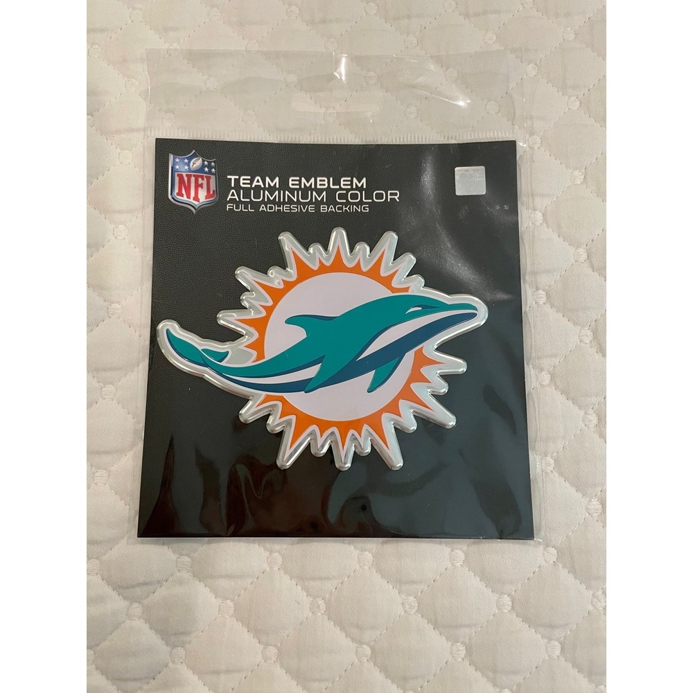 Miami Dolphins Team Aluminim Emblem